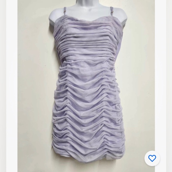 Anthropologie Hutch Ruched Tulle Bow Mini Dress Size 4.B27 - Picture 5 of 9